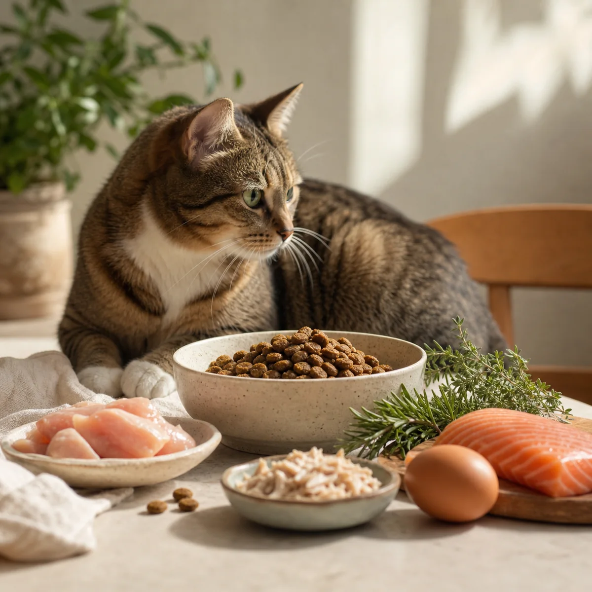 Pienso natural para gatos con proteína de calidad