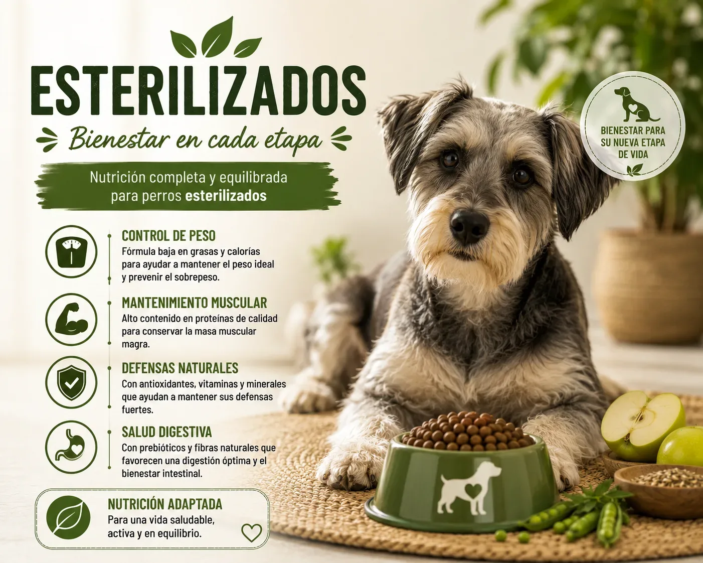 Pienso para perros esterilizados