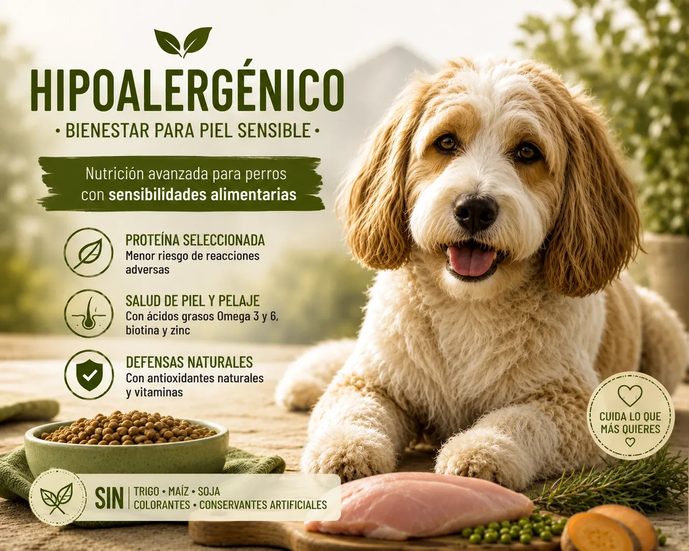 Pienso hipoalergénico para perros